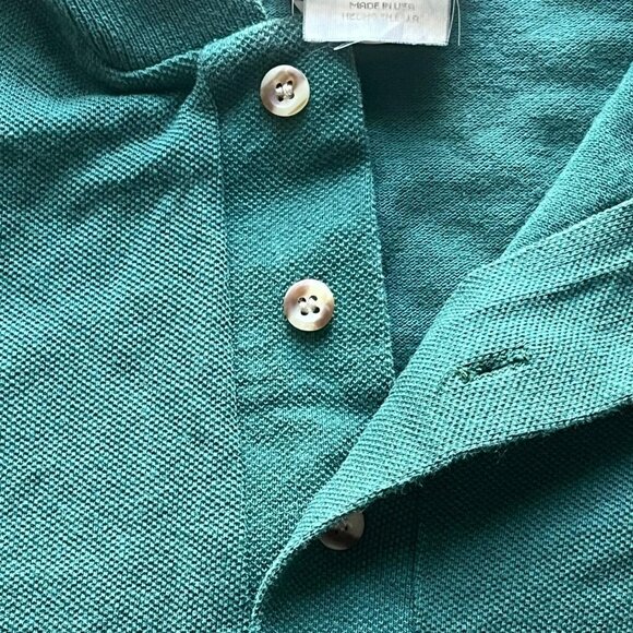 Vintage Green Mickey Mouse Golf Polo, Disney Polo, Men's Large Polo, Cotton Polo - Picture 3 of 7